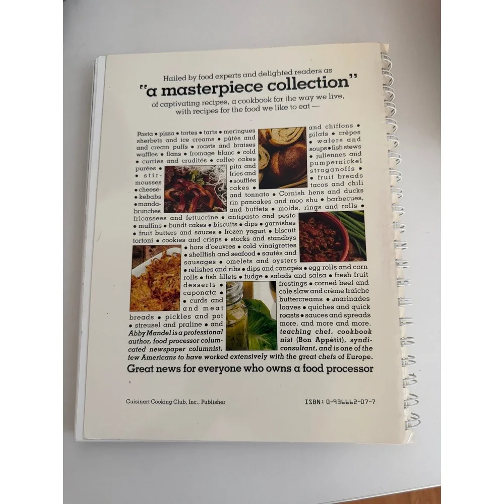 Abby Mandel's Cuisinart Classroom Cookbook Spiral Bound‎ Food Processor Recipes